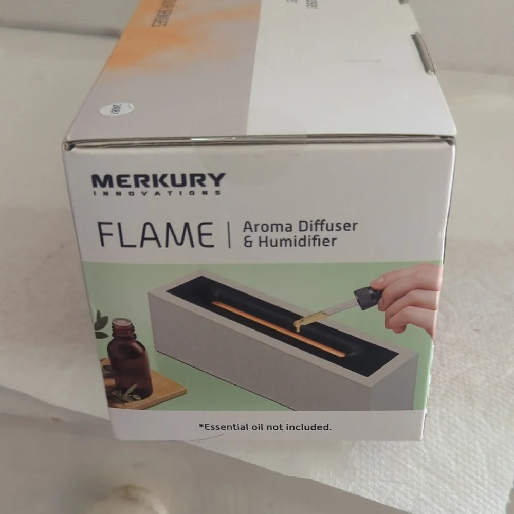 Merkury Innovations White Aroma Diffuser & Humidifier